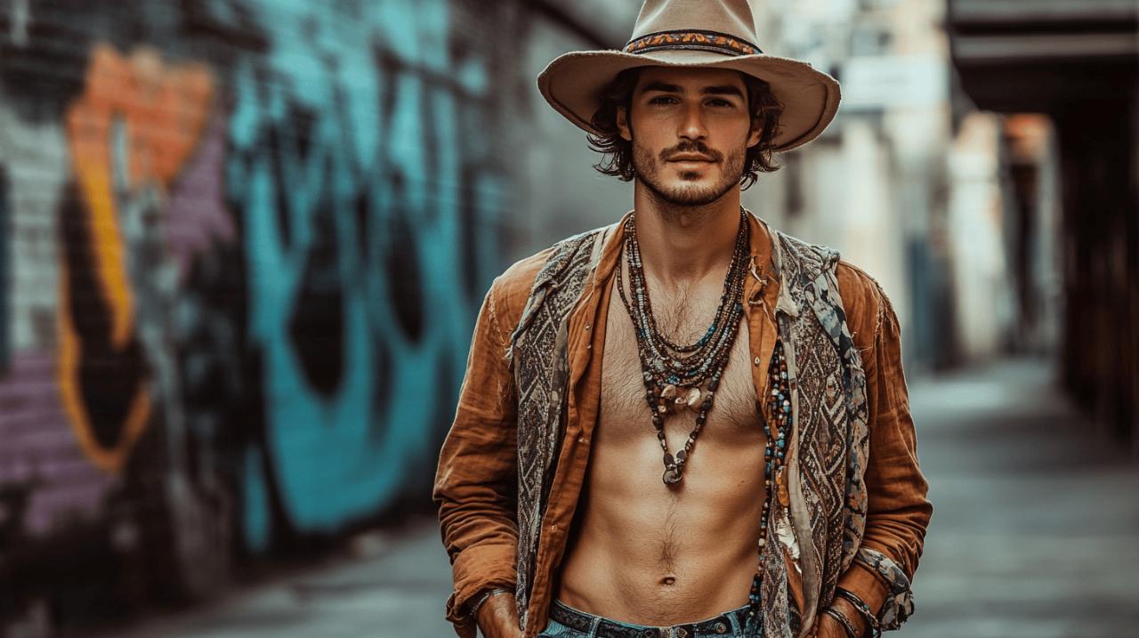 Du folklore a la modernite : L’evolution du style boheme chic pour homme
